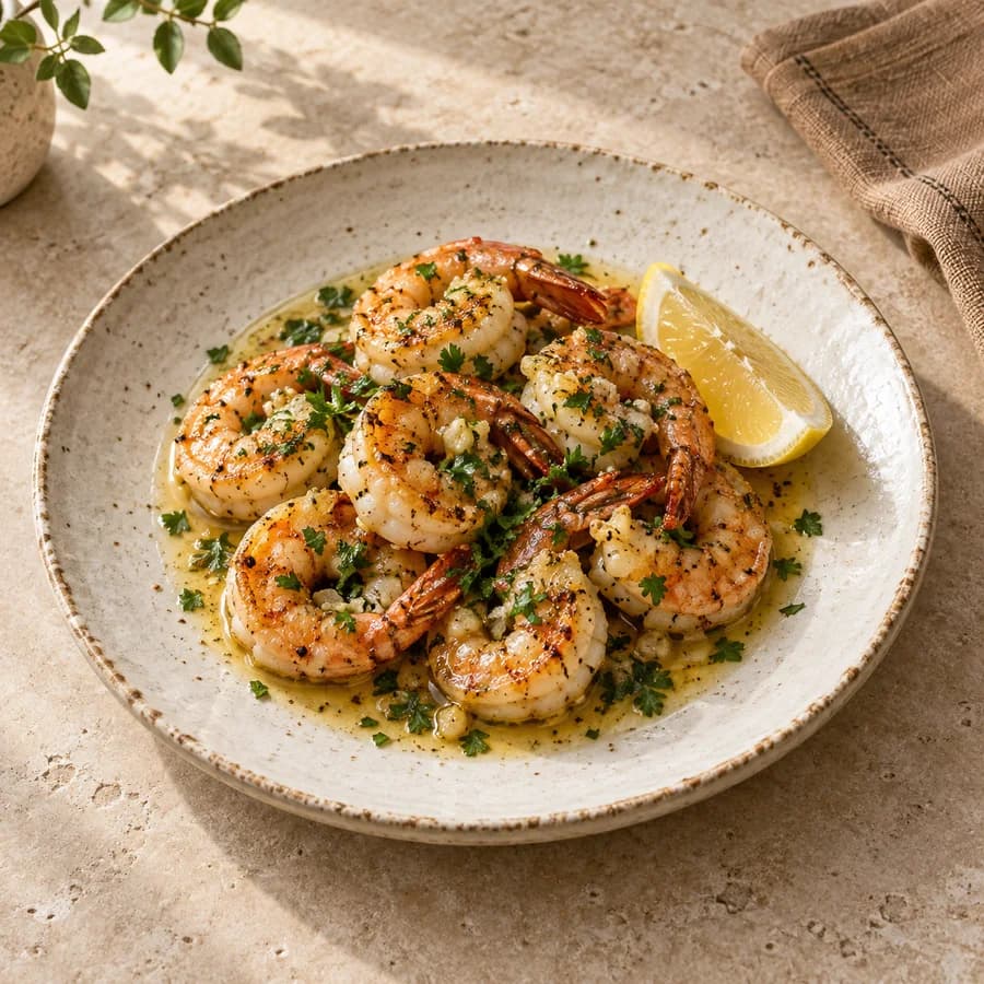 Shrimps in Butter