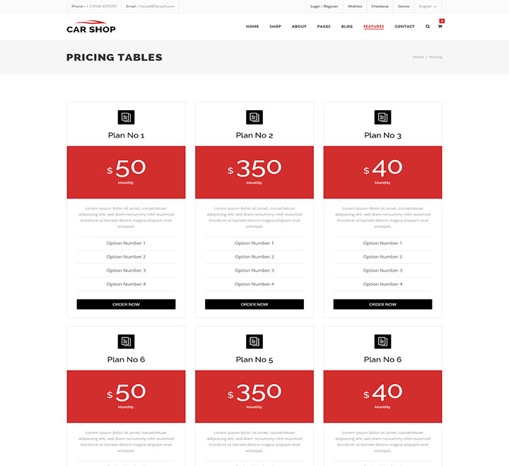 pricing
