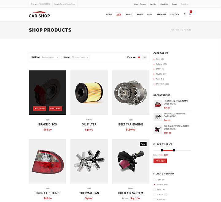 shop product grid left sidebar