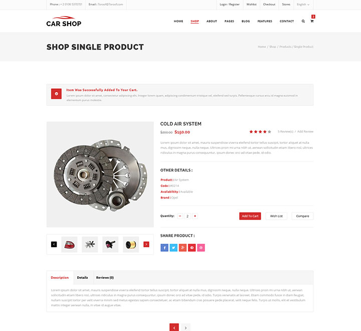 shop single fullwidth